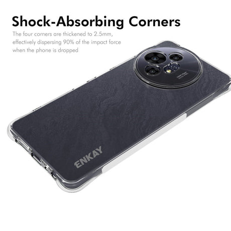 TCL 50 Pro Nxtpaper (5G) Enkay Anti-Slip Plastik Mobil Cover - Gennemsigtig