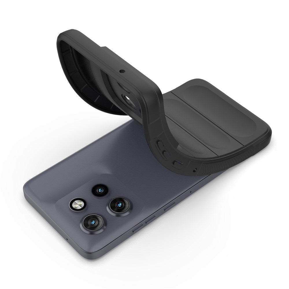 EIDERWOOD XMotorola Edge 50 Neo / ThinkPhone 25 fleksibelt plastdeksel - svart