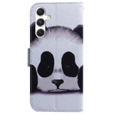 Samsung Galaxy S25 - EIDERWOOD Kunstlæder Flip Case m. Motiv - Panda