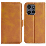 EIDERWOOD Motorola Edge 50 Neo Wallet Flip Leather Cover m. Lommebok - Gul