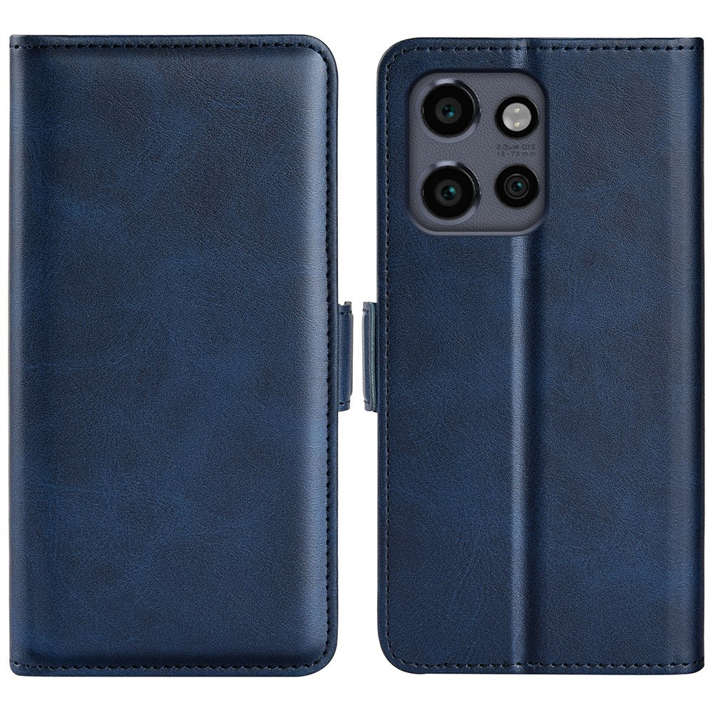 EIDERWOOD Motorola Edge 50 Neo Wallet Flip Leather Cover m. Lommebok - Svart