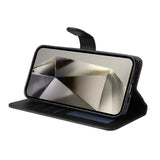 Samsung Galaxy S25 Ultra - EIDERWOOD Vegan Leather Flip Deksel - Svart