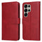 Samsung Galaxy S25 Ultra - EIDERWOOD Vegan Leather Flip Cover - Rød