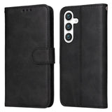 Samsung Galaxy S25 - EIDERWOOD Vegan Leather Flip Cover - Svart