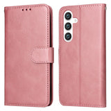Samsung Galaxy S25 - EIDERWOOD Vegan Leather Flip Cover - Rosa