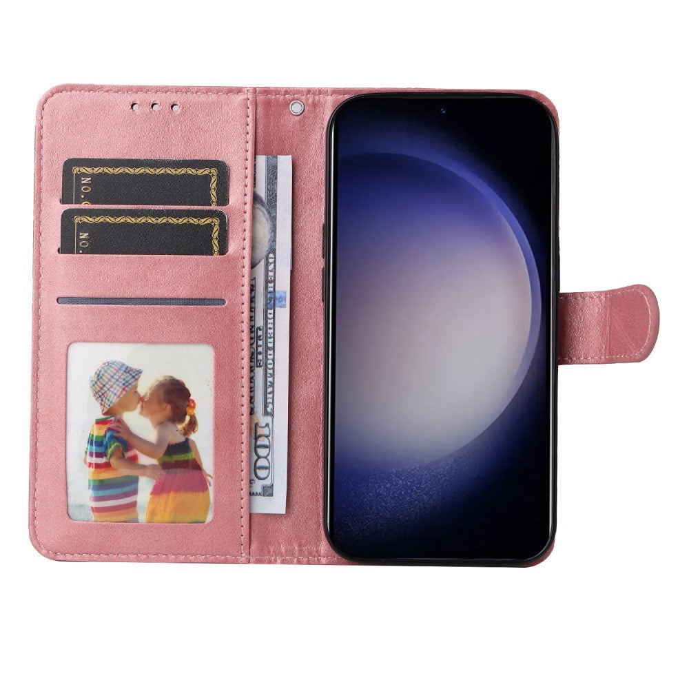 Samsung Galaxy S25 - EIDERWOOD Vegan Leather Flip Cover - Rosa
