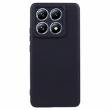 EIDERWOOD Xiaomi 14T Pro Lined fleksibelt plastbakdeksel - svart