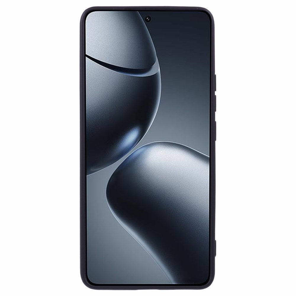 EIDERWOOD Xiaomi 14T Pro Lined fleksibelt plastbakdeksel - svart