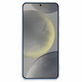 EIDERWOOD - Samsung Galaxy S25 mykt plastdeksel - Anti-ripebeskyttelse og fiberfôr - Lyseblå