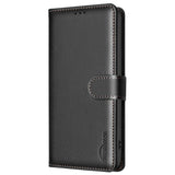BINFEN Samsung Galaxy A36 (5G) Flip-deksel i kunstskinn m. RFID-blokkering og kortholder - svart