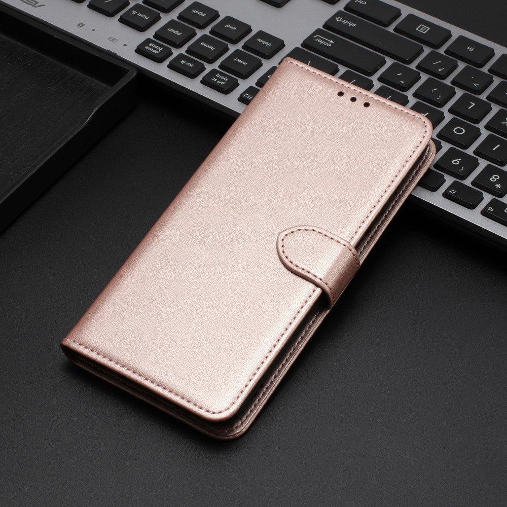 EIDERWOOD Samsung Galaxy S25 Ultra Vegansk Læder Cover - Aftagelig Strop og Kortholder - Rose Gold