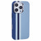 iPhone 16 Pro - EIDERWOOD Mønstret Carbon Cover - MagSafe Kompatibel - Blue Stripes