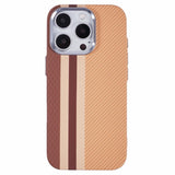 iPhone 16 Pro - EIDERWOOD Mønstret Carbon Cover - MagSafe Kompatibel - Light Stripes