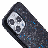 EIDERWOOD iPhone 16 Pro Carbon Cover m. Non-Slip Edge - MagSafe-kompatibel - Blå