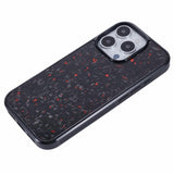 EIDERWOOD iPhone 16 Pro Carbon Cover m. Non-Slip Edge - MagSafe-kompatibel - Rød