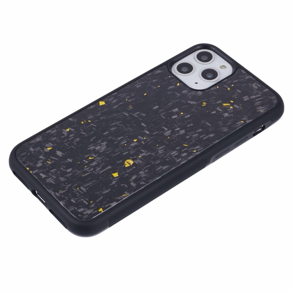 EIDERWOOD Cover til iPhone 11 Pro - Aramid Fiber Bagside og Blød Plast - Guld