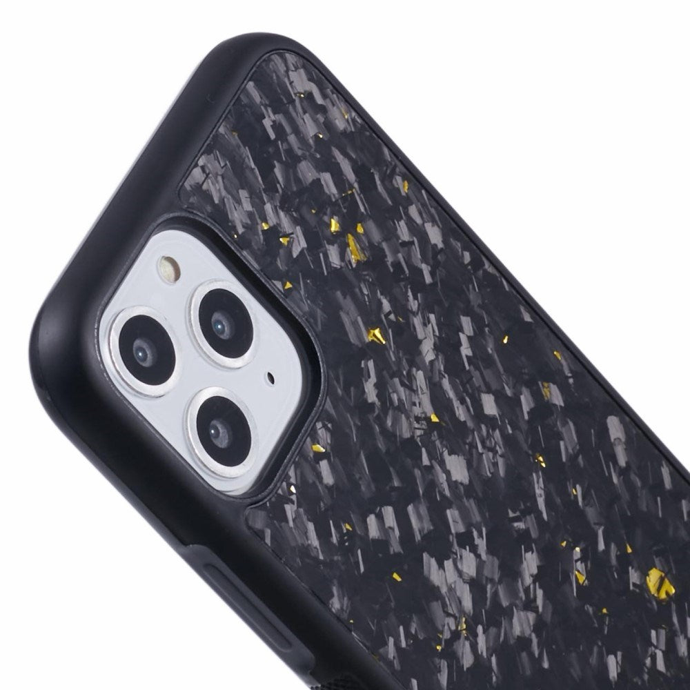 EIDERWOOD Cover til iPhone 11 Pro - Aramid Fiber Bagside og Blød Plast - Guld