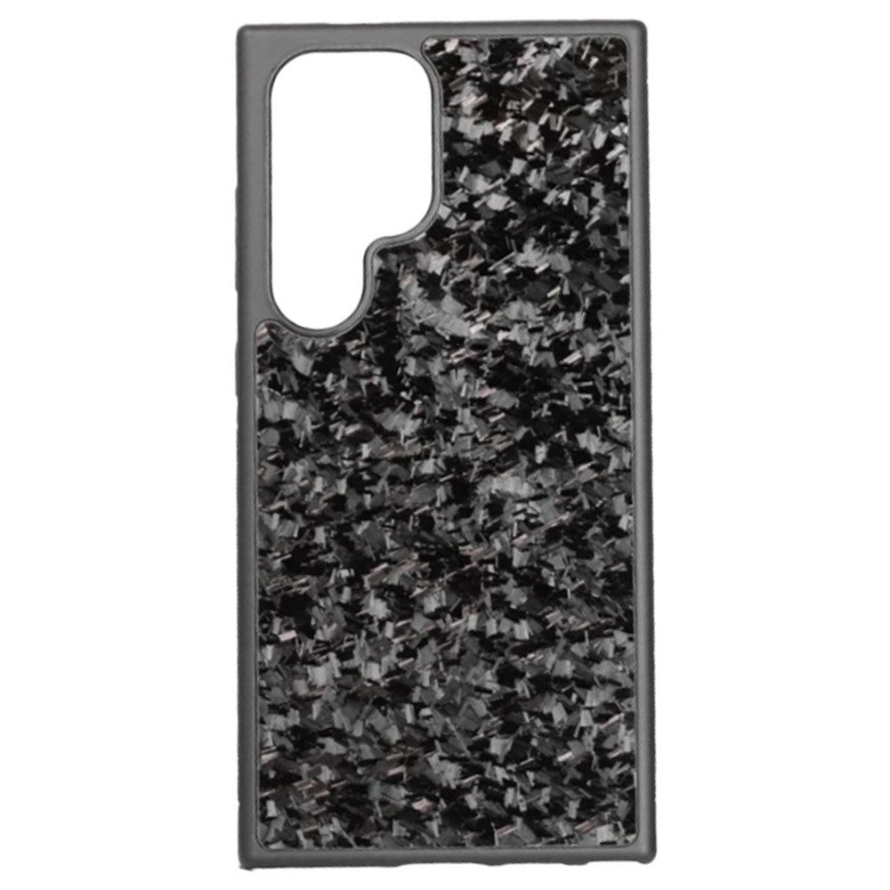 EIDERWOOD Samsung Galaxy S24 Ultra Carbon Cover m. Skridsikker Kant - MagSafe Kompatibelt - Sort