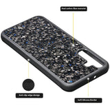 EIDERWOOD Samsung Galaxy S24 Carbon Cover m. Non-Slip Edge - MagSafe-kompatibel - Svart