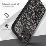 EIDERWOOD iPhone 15 Pro Carbon Cover m. Non-Slip Edge - MagSafe-kompatibel - Blå