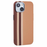 iPhone 14 - EIDERWOOD Mønstret Carbon Cover - MagSafe Kompatibel - Light Stripes