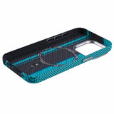 iPhone 12/12 Pro - EIDERWOOD Mønstret Carbon Cover - MagSafe Kompatibel - Blue/Black