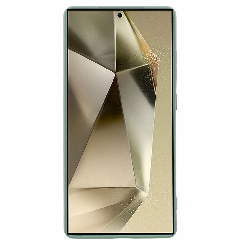 EIDERWOOD Samsung Galaxy S25 Ultra Fôret fleksibelt plastbakdeksel - Lysegrønn