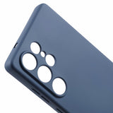 EIDERWOOD Samsung Galaxy S25 Ultra fôret fleksibelt plastbakdeksel - mørkeblå