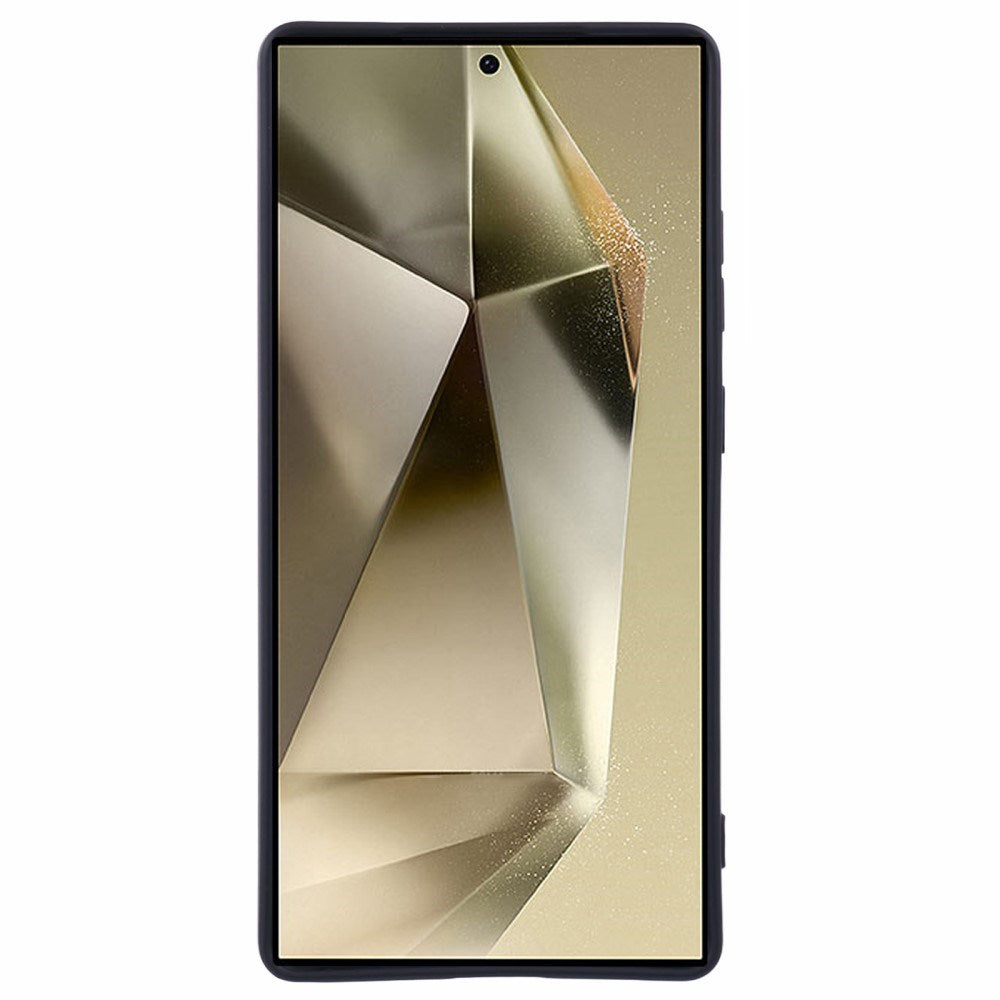 EIDERWOOD Samsung Galaxy S25 Ultra fôret fleksibelt plastdeksel - svart