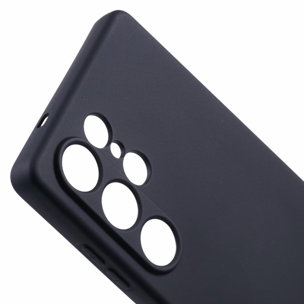 EIDERWOOD Samsung Galaxy S25 Ultra fôret fleksibelt plastdeksel - svart