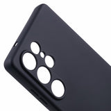 EIDERWOOD Samsung Galaxy S25 Ultra fôret fleksibelt plastdeksel - svart