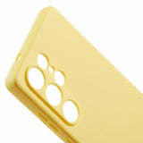 EIDERWOOD Samsung Galaxy S25 Ultra Fôret fleksibelt plastbakdeksel - gul