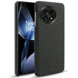 OnePlus 13 - EIDERWOOD Stoffdekket plastdeksel - Svart