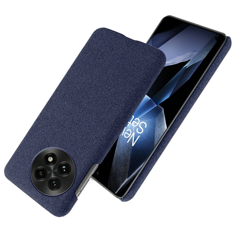 OnePlus 13 - EIDERWOOD Stofbetrukket Plastik Cover - Blå