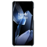 OnePlus 13 - EIDERWOOD imitert skinndeksel m. Innebygd kortholder - blå