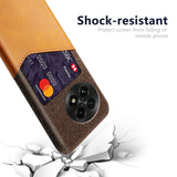 EIDERWOOD - OnePlus deksel i kunstskinn med kortlomme - oransje