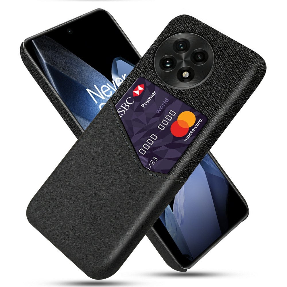 EIDERWOOD - OnePlus deksel i kunstskinn med kortlomme - Svart