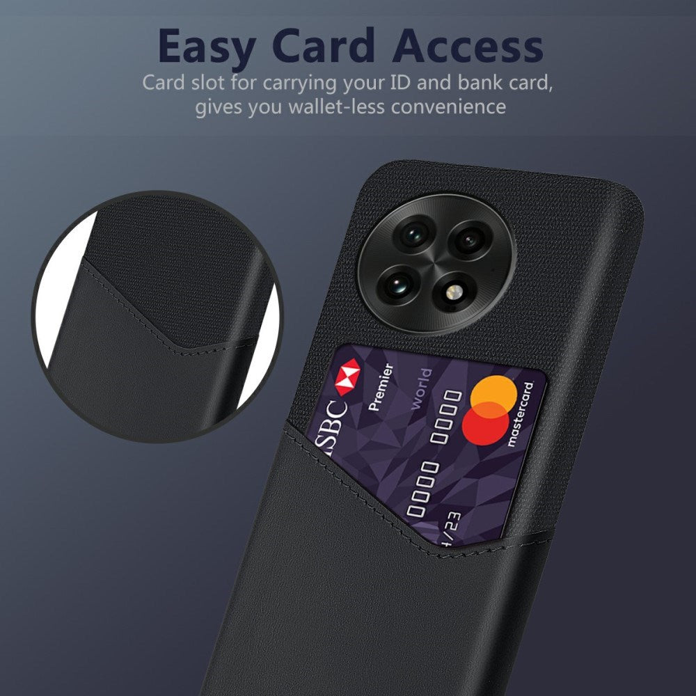 EIDERWOOD - OnePlus deksel i kunstskinn med kortlomme - Svart