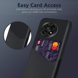 EIDERWOOD - OnePlus deksel i kunstskinn med kortlomme - Svart