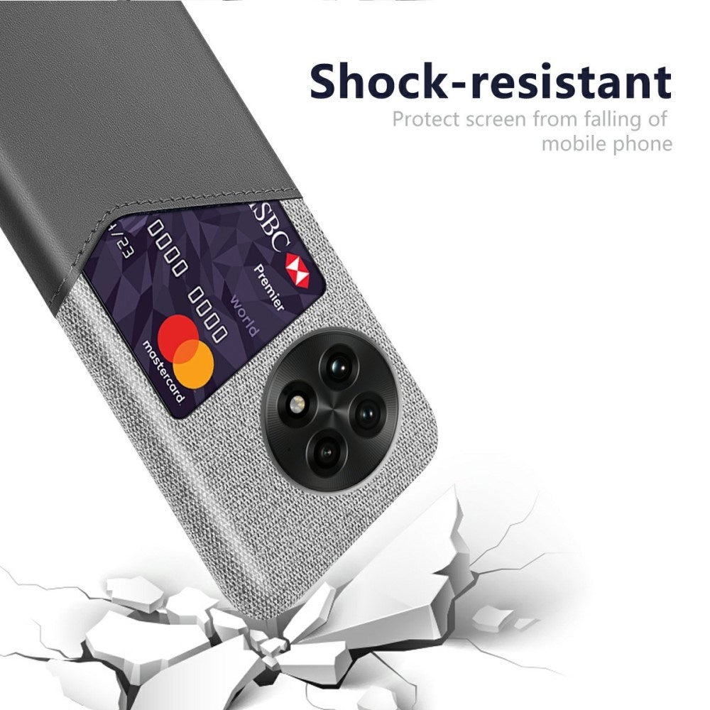 EIDERWOOD - OnePlus deksel i kunstskinn med kortlomme - Grå