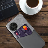 EIDERWOOD - OnePlus deksel i kunstskinn med kortlomme - Grå