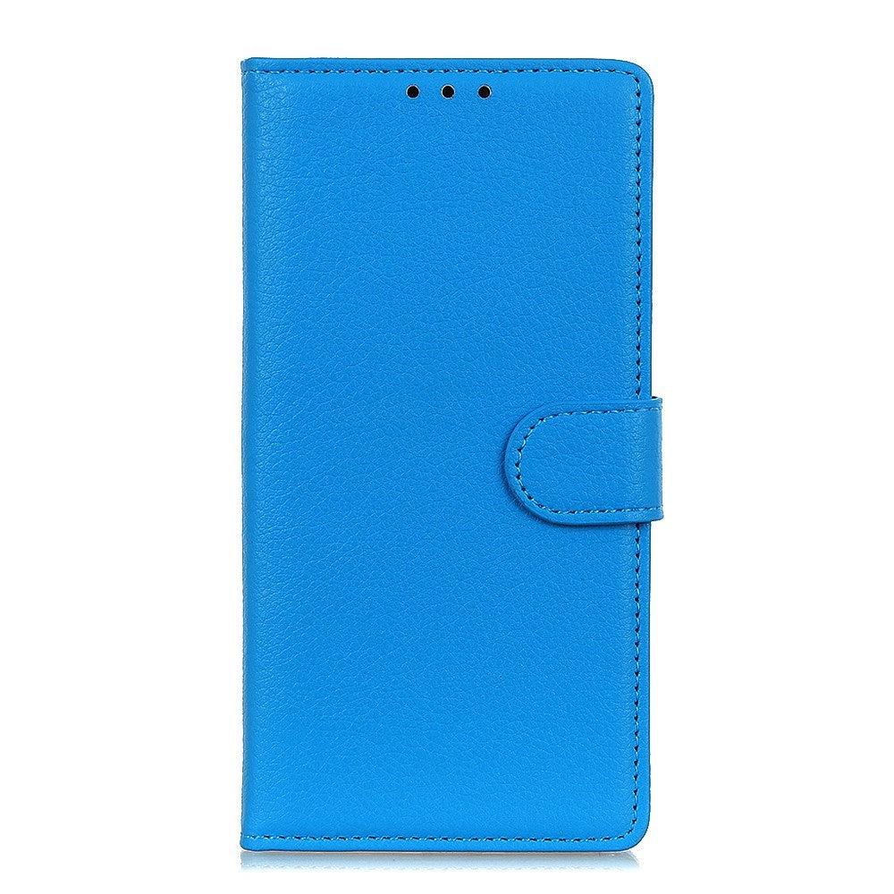 Xiaomi Redmi Note 14 (4G) - EIDERWOOD Faux Leather Flip Cover m. Kortholder og stativfunksjon - blå
