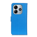 Xiaomi Redmi Note 14 (4G) - EIDERWOOD Faux Leather Flip Cover m. Kortholder og stativfunksjon - blå