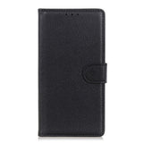 Xiaomi Redmi Note 14 (4G) - EIDERWOOD Faux Leather Flip Cover m. Kortholder og stativfunksjon - svart