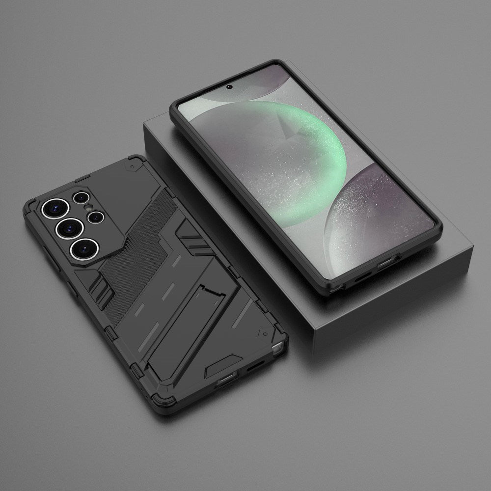 Samsung Galaxy S25 Ultra - EIDERWOOD Craftsman Cover m. Stativ - Svart