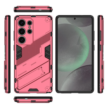 Samsung Galaxy S25 Ultra - EIDERWOOD Craftsman Cover m. Stativ - Rosa