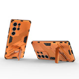 Samsung Galaxy S25 Ultra - EIDERWOOD Craftsman Cover m. Stativ - oransje