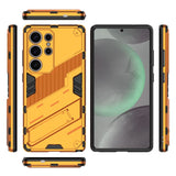 Samsung Galaxy S25 Ultra - EIDERWOOD Craftsman Cover m. Stativ - oransje