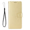 HMD Fusion / Fusion X1 - EIDERWOOD Kunstlæder Flip Cover m. Strop - Guld