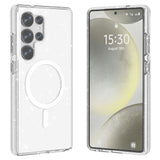 Samsung Galaxy S25 Ultra - EIDERWOOD Glitter Hybrid Cover - MagSafe Kompatibel - Gennemsigtig